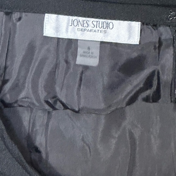 Jones Studios Separates Black Pencil Skirt Size 6 - Picture 5 of 5